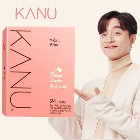 【Maxim】KANU 甜蜜義式 拿鐵咖啡(17.3g/24入)