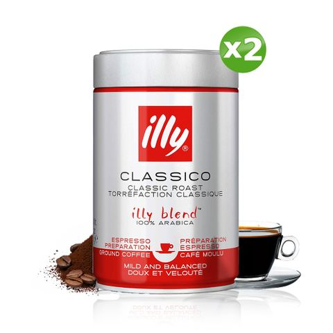 ILLY 經典中焙咖啡粉250gx2罐