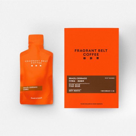 FragrantBelt 咖馡帶 巴西單品(30ml X10包/盒)