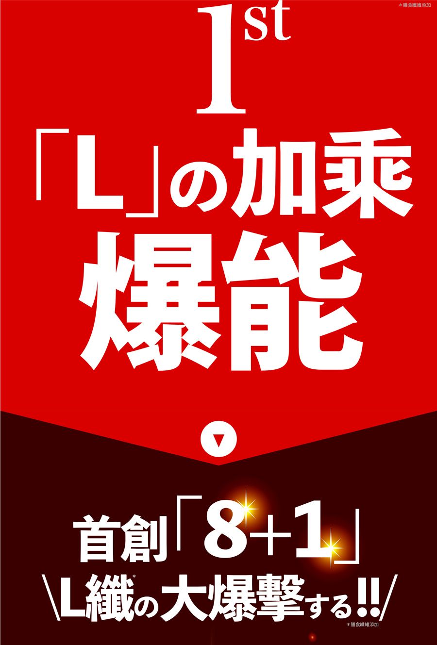 1st加乘爆能首創8+1Lの大爆擊 !!/*膳食添加*膳食纖維添加