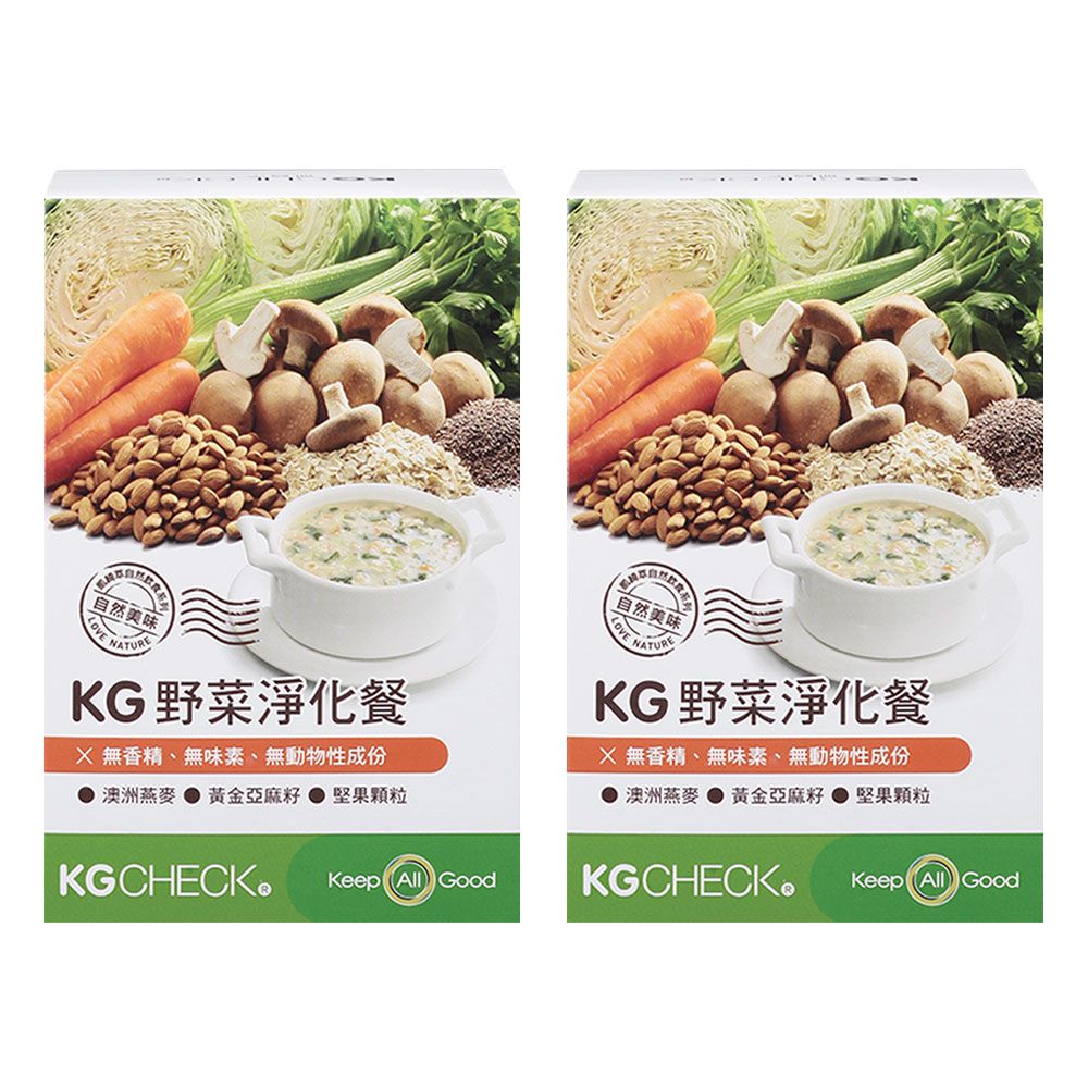 KGCHECK凱綺萃】KG野菜淨化餐(6包/盒)x２盒- PChome 24h購物