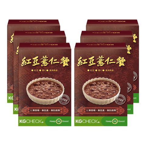 【聯華食品 KGCHECK】紅豆薏仁餐(6包/盒)x6盒