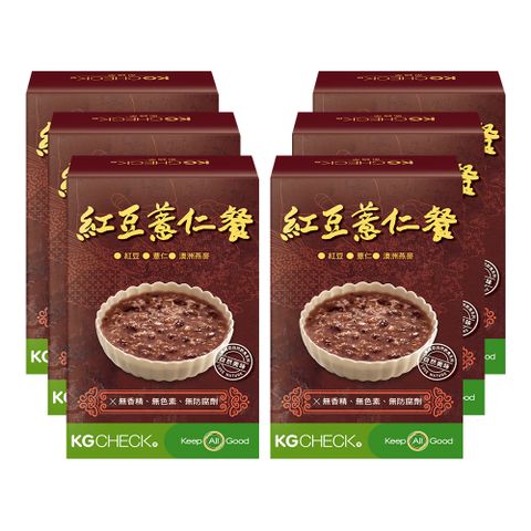 KGCHECK 聯華食品 紅豆薏仁餐(6包/盒)x6盒