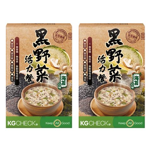 KGCHECK 聯華食品 黑野菜活力餐 (6包/盒)x2盒