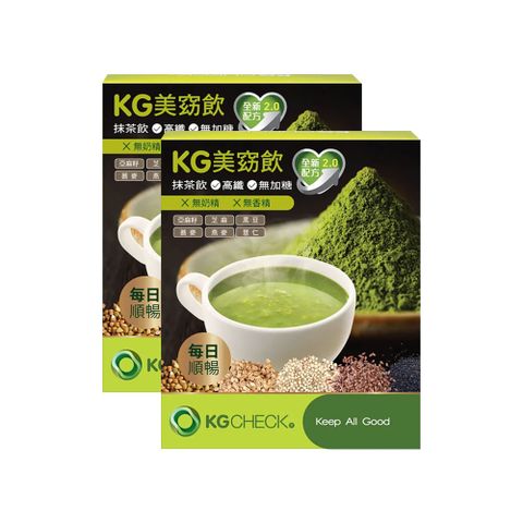 KGCHECK 聯華食品 新美窈抹茶飲 (5包/盒)x2盒