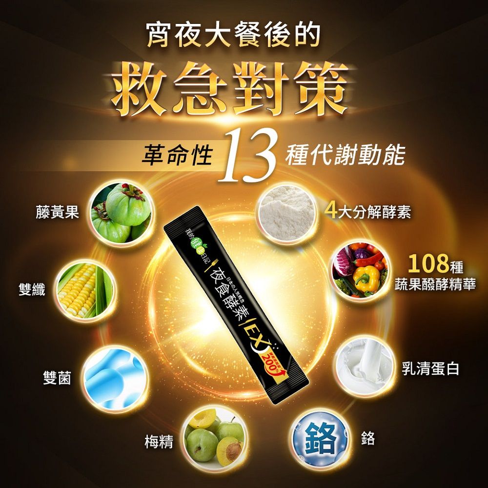 我的健康日記 夜食酵素EX 30入