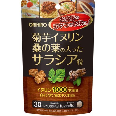 日本ORIHIRO 菊芋桑葉熱控錠30天份(180粒/包)