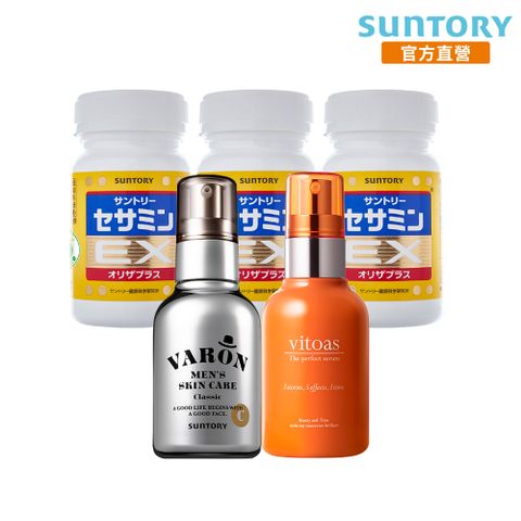 Suntory 三得利 戀人好眠組(汎倫VARONClassic x1+vitoas蜜得絲 x1+芝麻明EX x3)