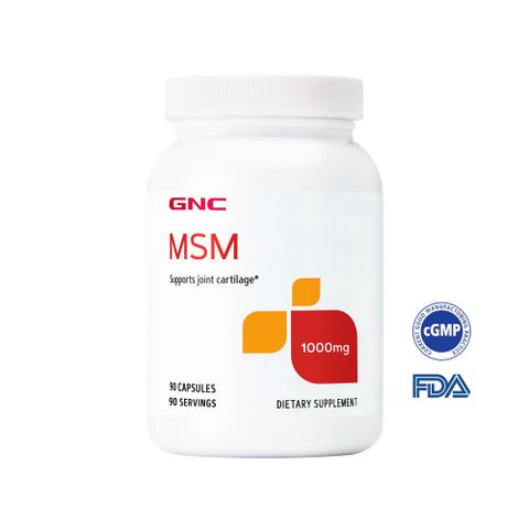 GNC健安喜 MSM1000 膠囊食品 (90顆/瓶)