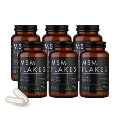 【奇奇保健 KIKI-Health】有機硫MSM(素食膠囊)100顆x6
