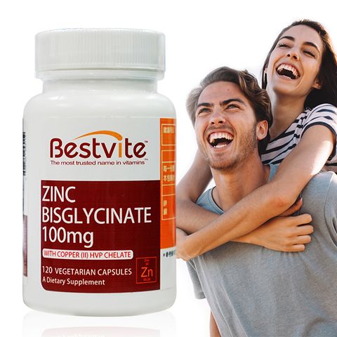 Bestvite 必賜力 【美國】高效能鋅膠囊1瓶 (120顆)x3