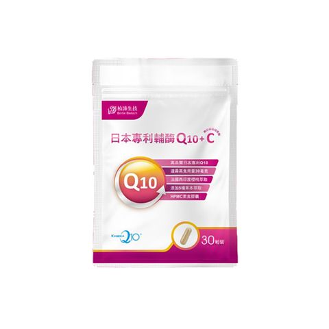 【柏諦生技】養顏美容–彈潤日本專利輔酶Q10+西印度櫻桃萃取 (30粒/包)