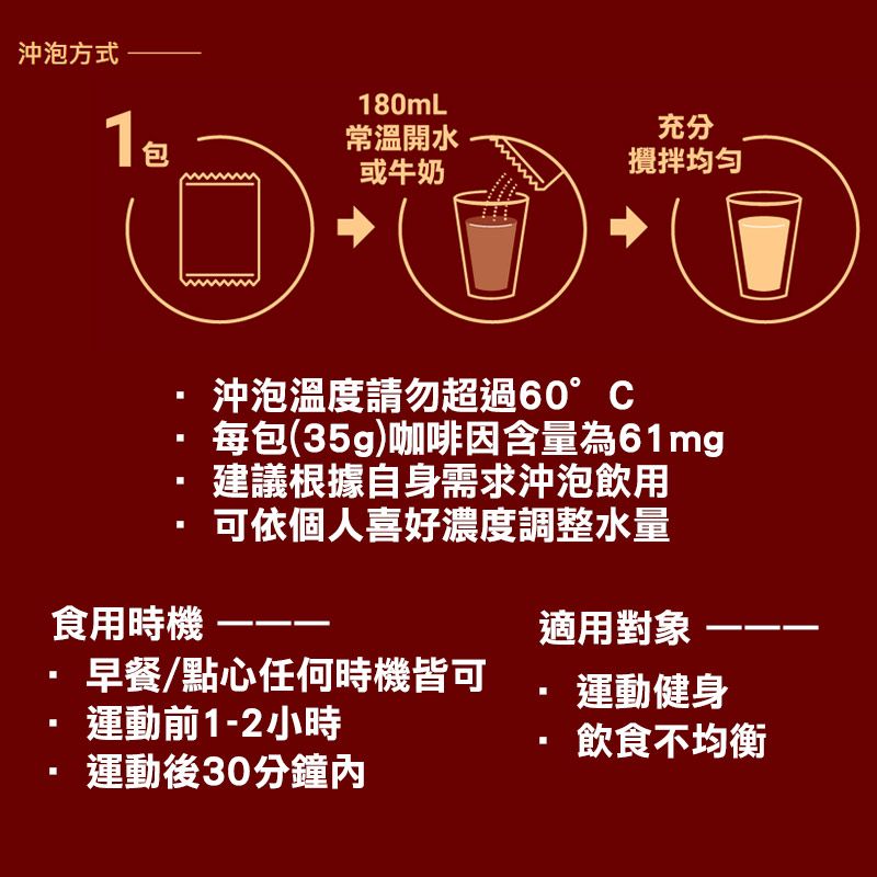 義美生醫 W PROTEIN乳清蛋白飲-奶茶350g(35g*10包/盒)X3盒