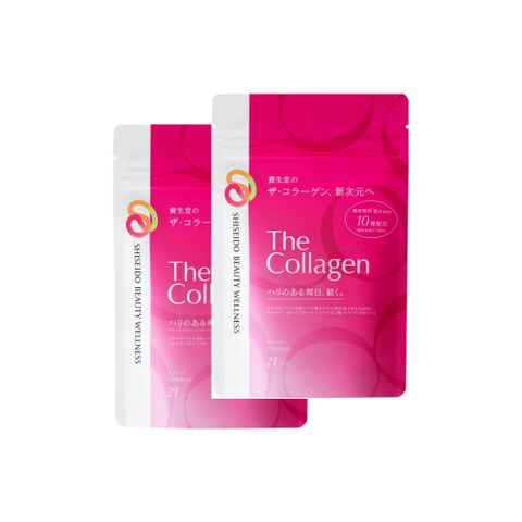 SHISEIDO 資生堂 【日本 資生堂】The Collagen新次元10種成分低分子膠原蛋白錠X2包(21日份/包)