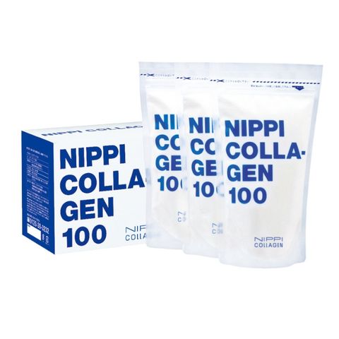 NIPPI 100% 純膠原蛋白胜肽(附5g湯匙) - 1盒/110gX3