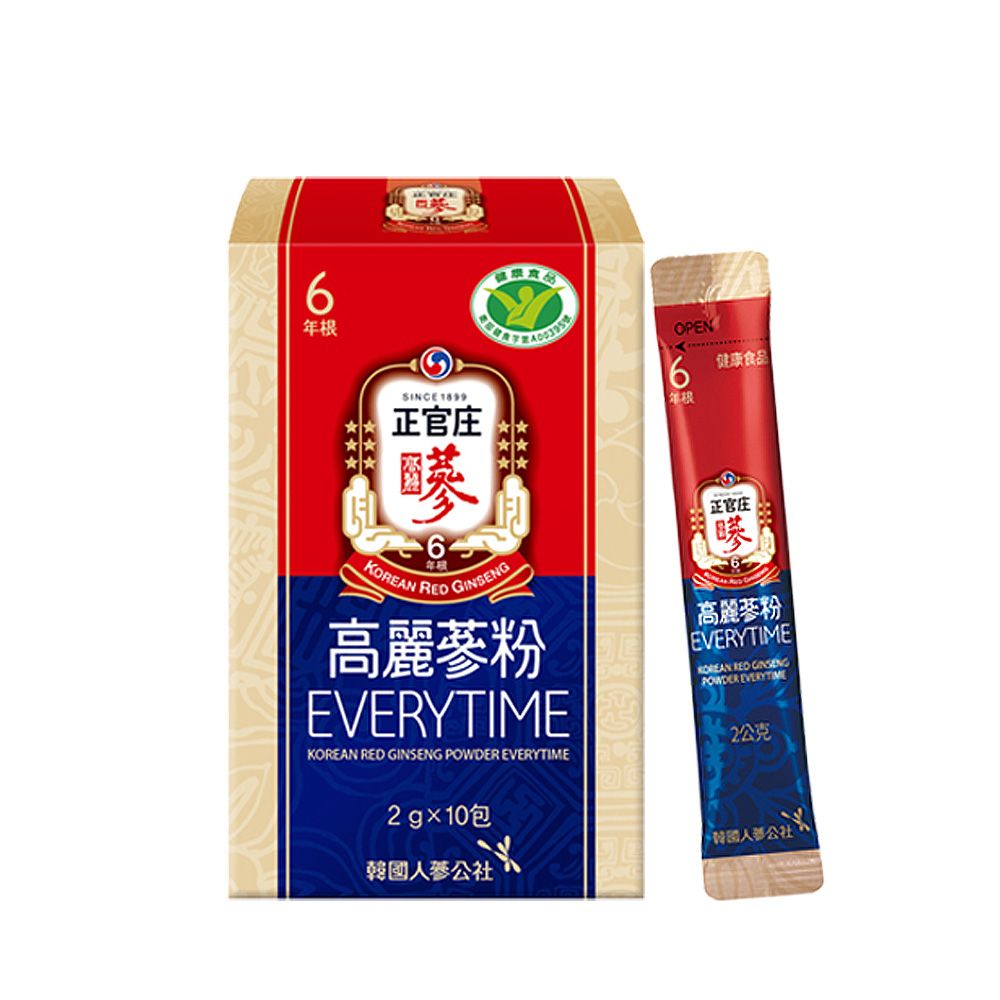 正官庄 效期品高麗蔘粉EVERYTIME 30包入(2g/包)-效期至2024/10/03