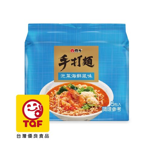 維力 手打麵泡菜海鮮80g*5入/袋