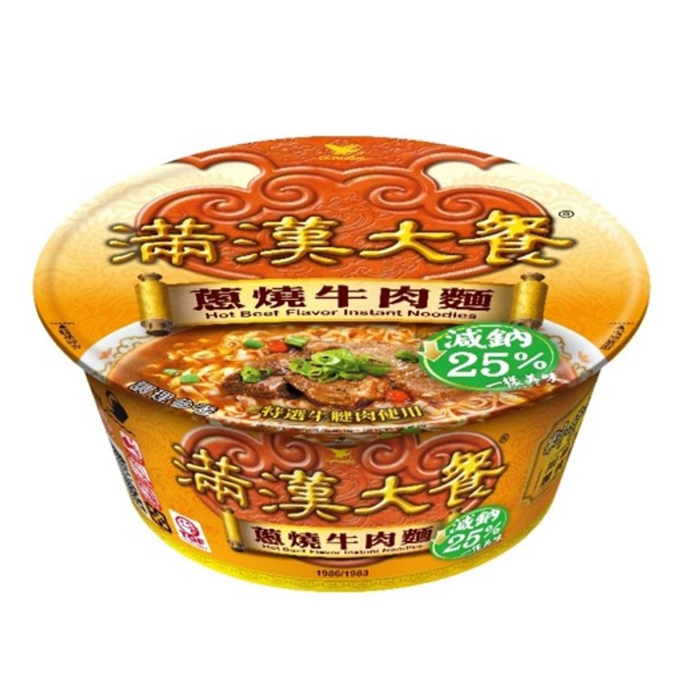 滿漢大餐 【滿漢大餐】蔥燒牛肉麵(減鈉)(6入/箱)
