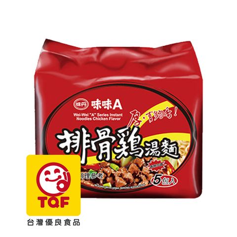 味味A 味味A排骨雞湯包麵(5包x6組)/箱