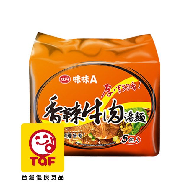 味味A 香辣牛肉湯麵(5包x6袋/箱)