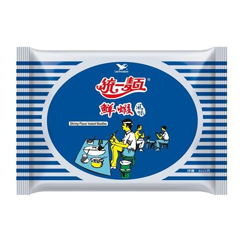 統一麵 鮮蝦風味 (30包/箱)