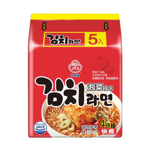 韓國不倒翁-泡菜風味拉麵(120g*5入)