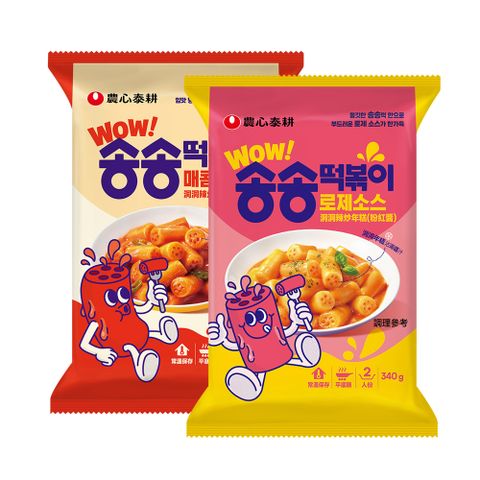 農心泰耕 洞洞辣炒年糕(口味多選/袋)