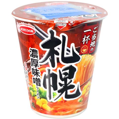ACECOOK 札幌 濃厚味噌拉麵 (64g)