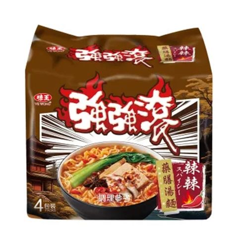 味王 強強滾-辣辣藥膳湯麵 85g (4包/袋)