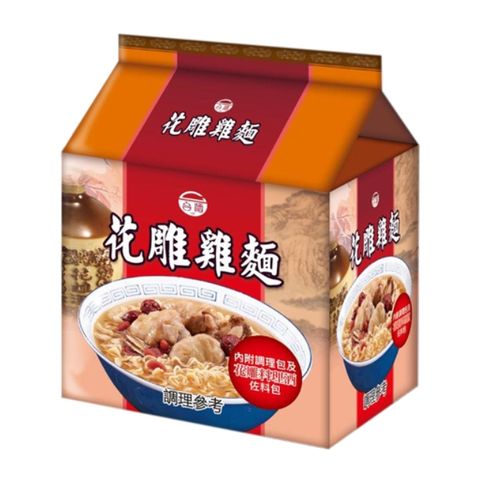 TLL 台酒 TTL 花雕雞麵(200g x3入/袋)x4