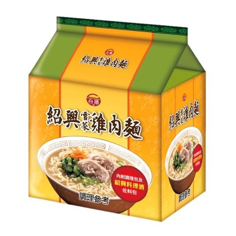 台酒TTL 紹興雪菜雞肉麵(195g x12包)