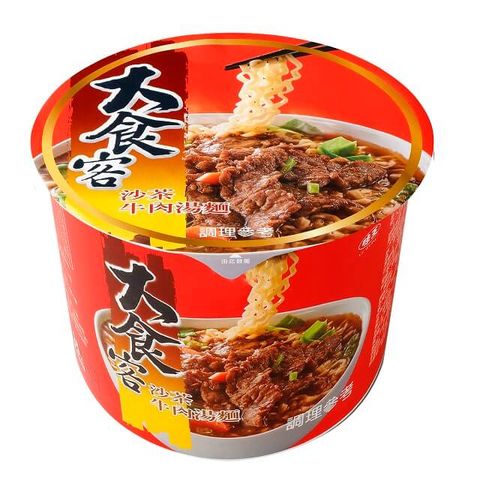 味王 大食客沙茶牛肉湯麵 115g/碗(2入)
