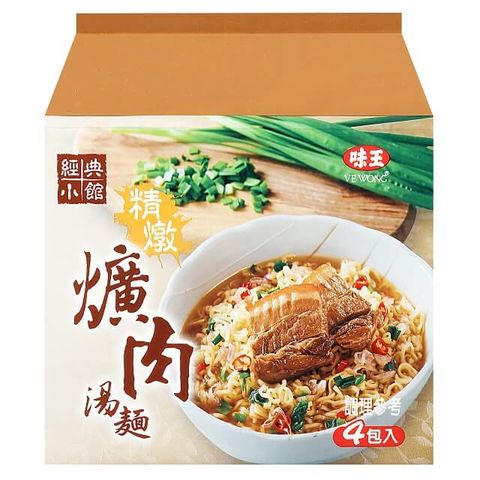 味王 經典小館 精燉爌肉湯麵((94gx4入/袋)