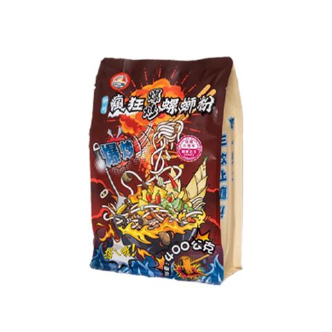 【一碗好麵】柳州 瘋狂螺獅粉-爆炒乾粉味400g/包