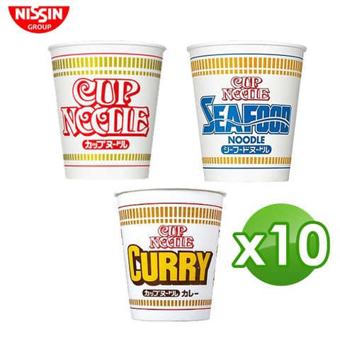 Nissin 日清 中杯麵 口味任選x10