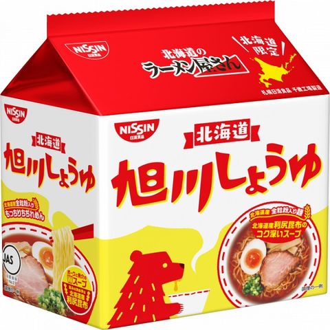 Nissin 日清 5食包麵-旭川醬油風味 89GX5