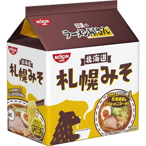 Nissin 日清 5食包麵-札幌味噌風味 88公克X 5包