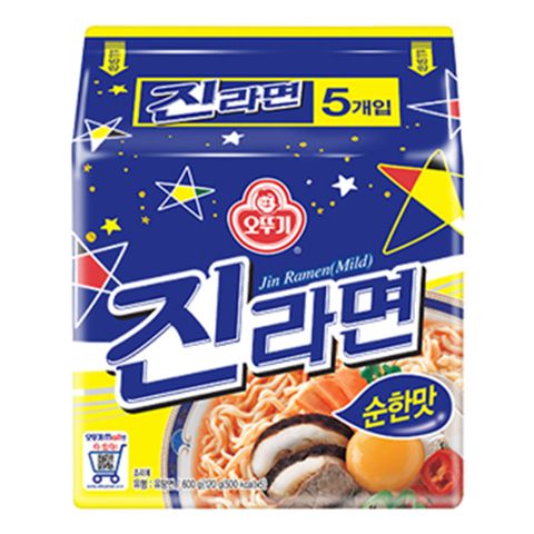 人氣商品韓國不倒翁頂級金拉麵原味600G