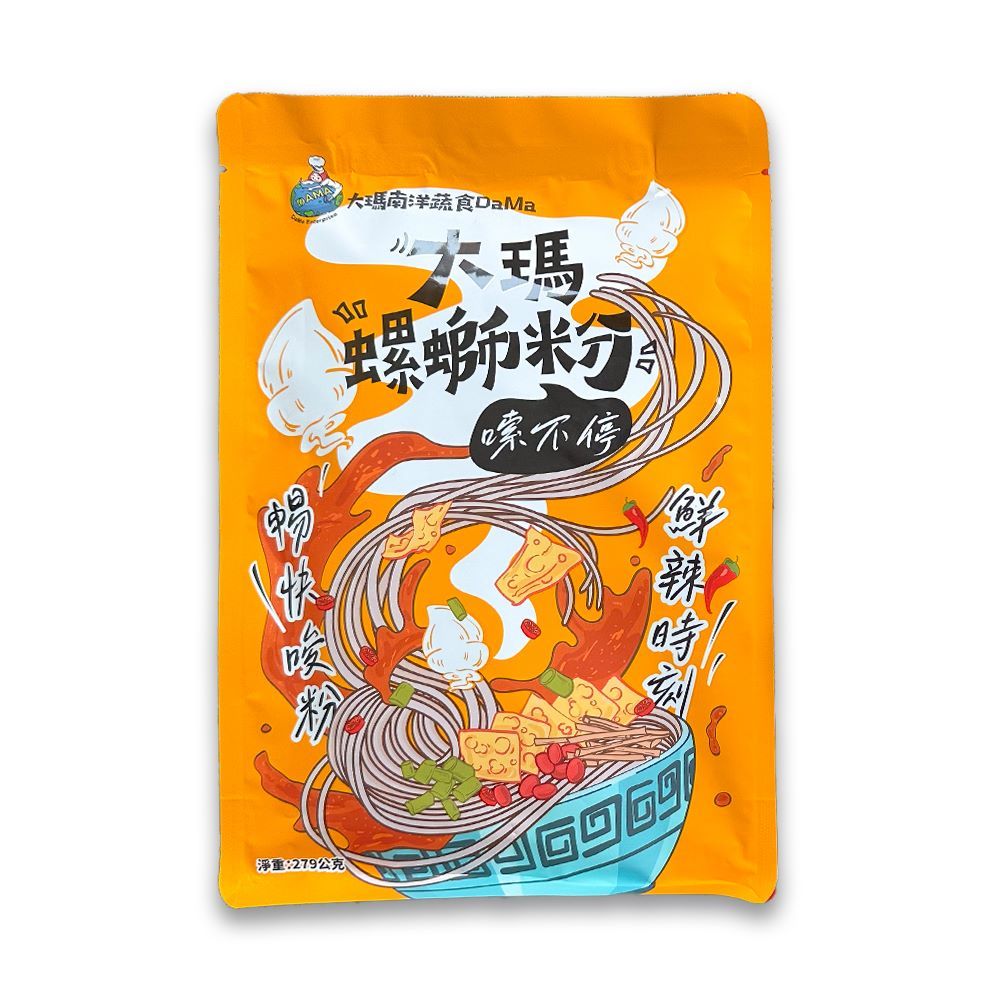 大瑪南洋蔬食 【大瑪】螺螄粉(全素)-袋裝(279g)_3袋組