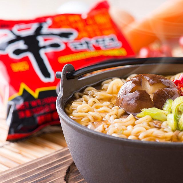 農心  辛拉麵5入-超值包(600g)	x4袋
