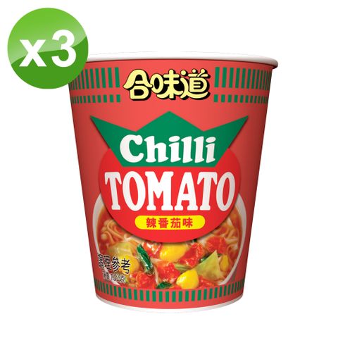 《日清》合味道辣番茄味杯麵(70g/杯)X3