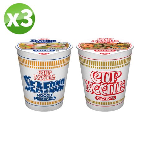 3杯組｜《日清》合味道原味系列(多種口味/杯)