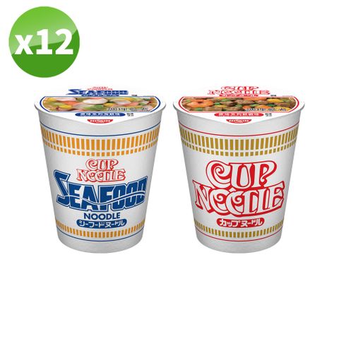 12杯組｜《日清》合味道原味系列(多種口味/杯)