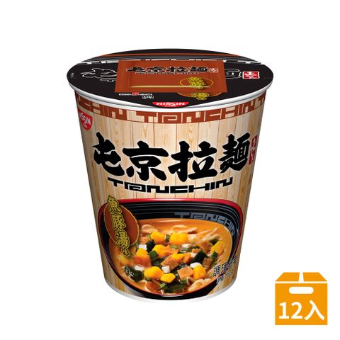 《日清》屯京拉麵-魚豚湯味速食麵(杯麵)(77gx12杯/箱)