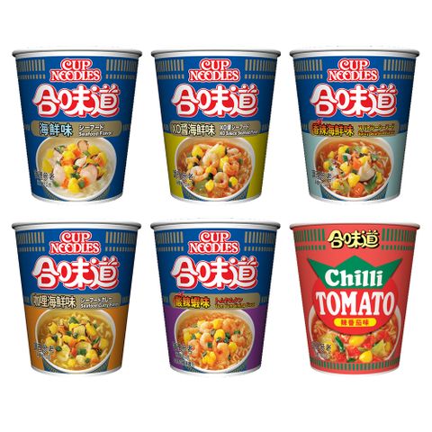 Nissin 日清 合味道杯麵(口味多選/杯)