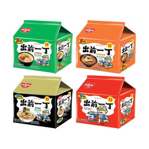 Nissin 日清 出前一丁速食麵 (口味多選/5入) 袋