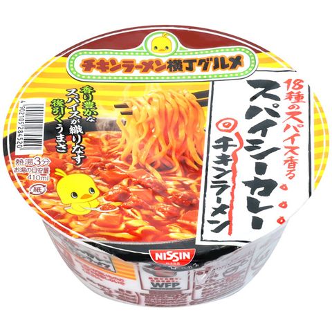 NISSIN 日清小雞碗麵-18種香料辣味咖哩風味 (88g)