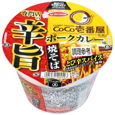 Coco一番屋-辣豬肉咖哩炒麵 (110g)