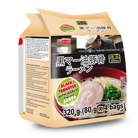 ACECOOK 蒜香豚骨風味袋麵4入(320g)