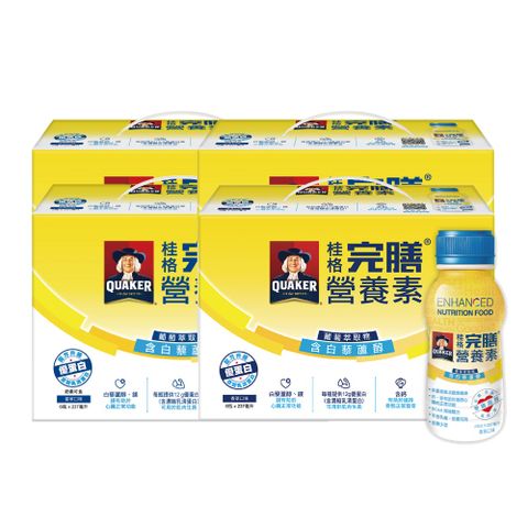 Quaker 桂格 完膳營養素-葡萄萃取物含白藜蘆醇配方(237mlx6入x4盒)